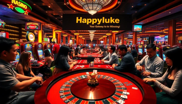 Đăng Ký Happyluke ngay hôm nay để tham gia không gian casino trực tuyến sôi động, đầy may mắn!