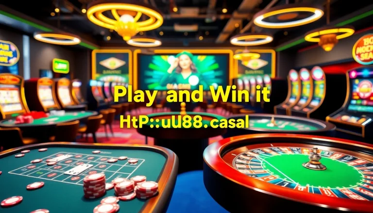 Engage in thrilling online games at https://uu88.casa/, where vibrant casino tables and slot machines await you.